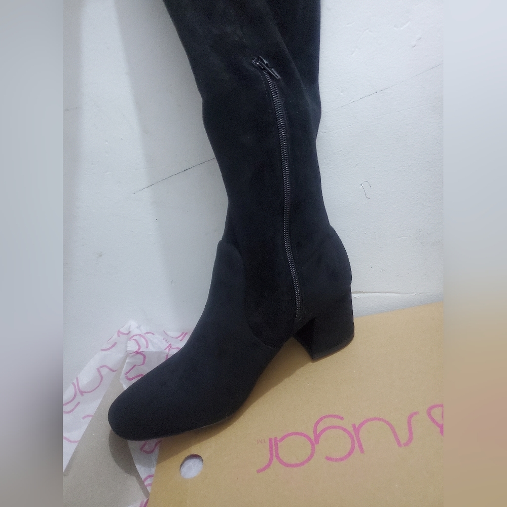 Sugar Women's Ollie Over the Knee High Calf Boots Women's Shoes - Picture 5 of 6